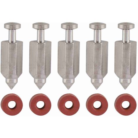 Kit de reparación de carburador 398188 – Juego de 5 piezas fabricado en metal y goma para motores de 3,5 a 6 CV