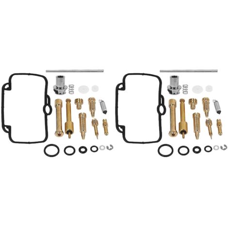 Kit de reparación de carburador de 2 piezas compatible con Suzuki GS500E y BMW F650/F650SE/F650GS, mantenimiento completo del motor.