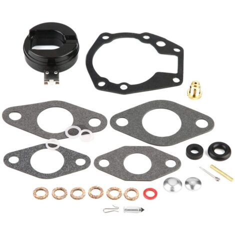 Kit de reparación de carburador de 25 piezas – Compatible con Johnson/Evinrude 439071 – Materiales: ABS, caucho, hierro, papel, cobre