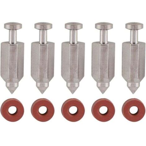 Kit de reparación de carburador para motores Briggs & Stratton: junta y asiento de la aguja del flotador, compatible con modelos verticales.
