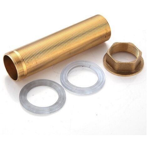 Kit de reparación de grifo, altura de grifo extendida, 1 grifo mezclador, kit de fijación roscada de latón para reparación de grifo (M30-100 mm)