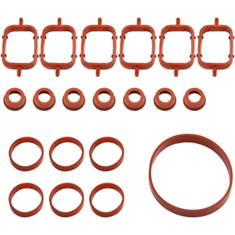 Kit de reparación de juntas de colector de admisión de goma para BMW E87 E46 E90 E91 E92 E93 E39 E60 M57 (20 unidades) 11617790198