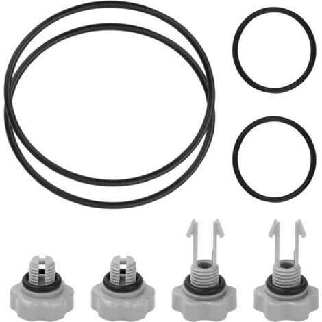 Kit de reparación de juntas tóricas de goma para bomba de filtro de arena Intex – 12 piezas, compatible con modelos Krystal Clear