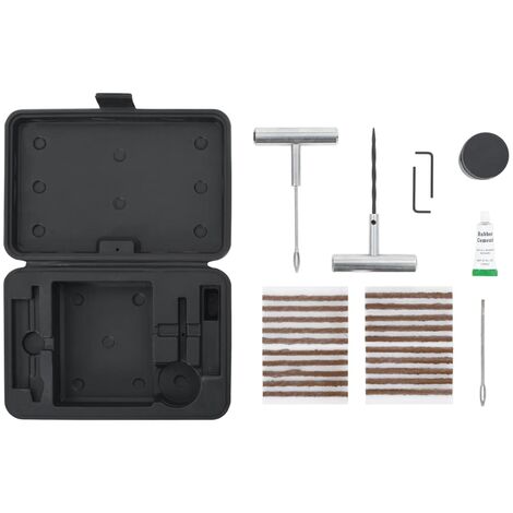 Kit de reparación de neumáticos 27 piezas vidaXL