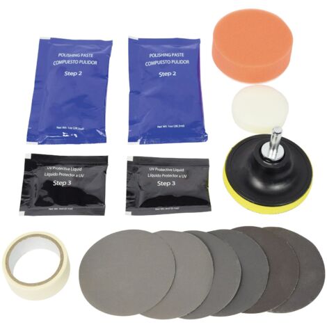 Kit de reparación de ópticas de faros