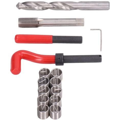 Kit de reparación de roscas de 15 piezas/juego para reparación de automóviles M14x1.50mm