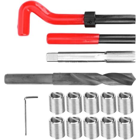 Kit de reparación de roscas de acero inoxidable M14x125, alta dureza, amplia aplicación, alto rendimiento, resistente al desgaste, fácil mantenimiento con unidades roscadas imperiales