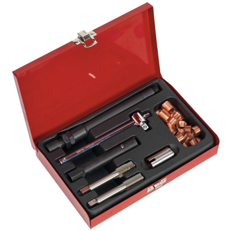 

KIT DE REPARACION DE ROSCAS DE BUJIAS 27 PIEZAS Helicoil arreglar roscas -
