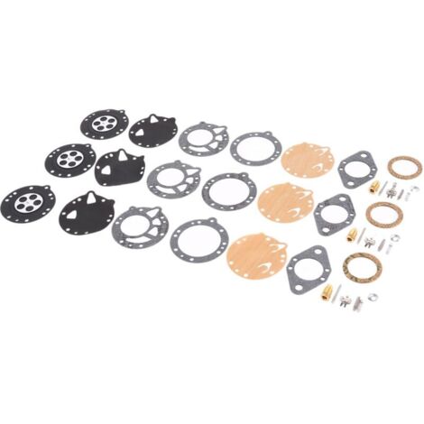 Kit de reparación y reconstrucción de carburador (3 juegos) para motosierras 08S, 08SE, 08SEQ, 070, 090, TS350 y TS360 - 114HL