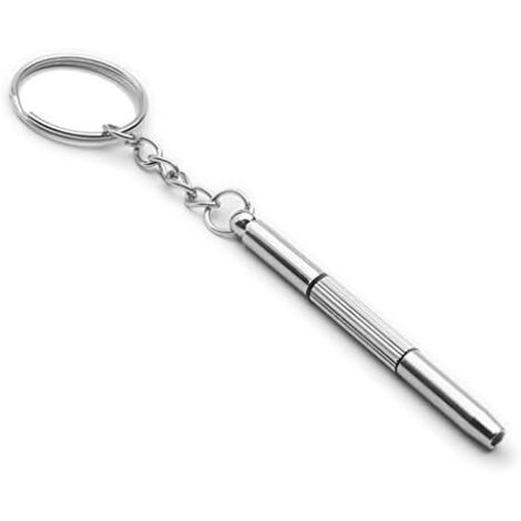 Kit de réparation 3 en 1 pour lunettes soleil et montre - Tournevis Porte-clés d'outils construction