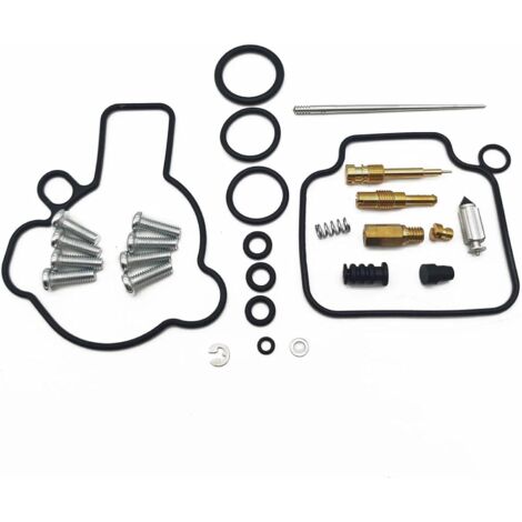 Kit De Réparation Carburateur Moteur Moto, Joint Soupape À Aiguille, Vis d'air pour Kawasakininja ZX750 1996-2003