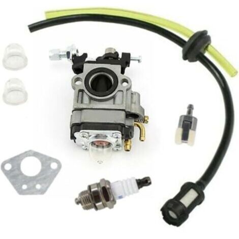 Kit de réparation carburateur pour taille-haie MTM Snipper 62cc et 65cc - Comprend une ligne de carburant, une ampoule d'amorçage, un filtre, un joint