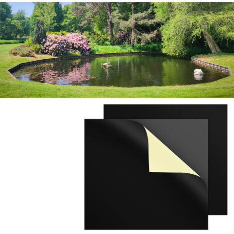 Kit de réparation de bâche auto-adhésive pour bassins de jardin.
