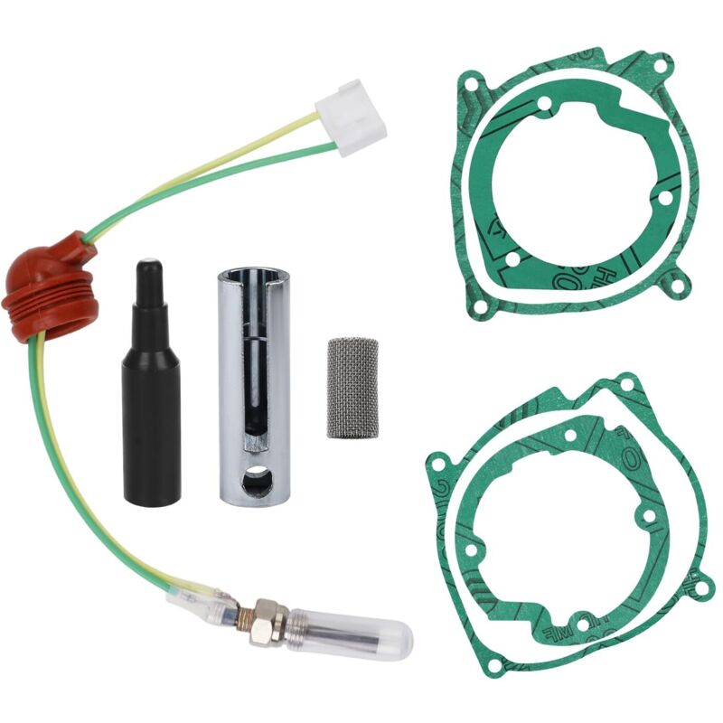 Kit de Réparation de Bougie de Préchauffage, 8pcs de Chauffage de Stationnement Diesel 12 V 2 kW 5 kW 8 kW Bougie de Préchauffage en Céramique Pièces