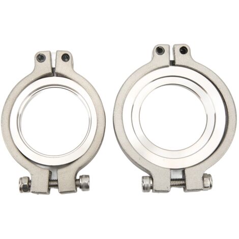 Kit de réparation de bride d'entrée en acier inoxydable, jeu de colliers de serrage à bande en V pour soupape de décharge de 44 mm, remplacement pour TiAL MVR et MVS