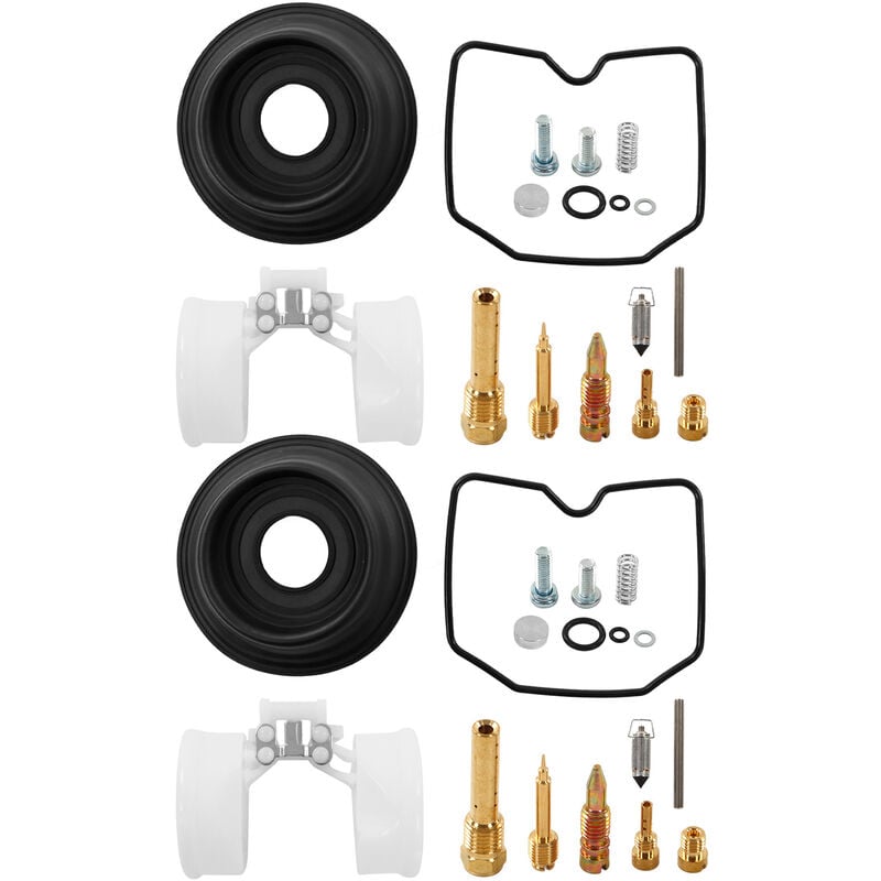 Kit de réparation de carburateur 52 pièces Kit complet de reconstruction de carburateur de remplacement pour ER500 ER-5 1998-2005 - Jeffergarden