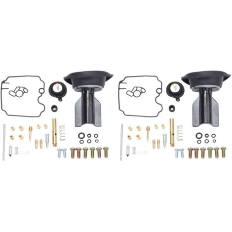 Kit de réparation de carburateur 72 pièces avec joint de diaphragme à piston joint torique aiguille de soupape à flotteur pour moto TDM850 XTZ750