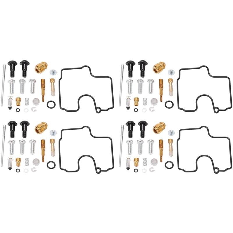 Forehill - Kit de réparation de carburateur 76 pièces en caoutchouc et métal pour Yamaha yzf R1 1998‑2001