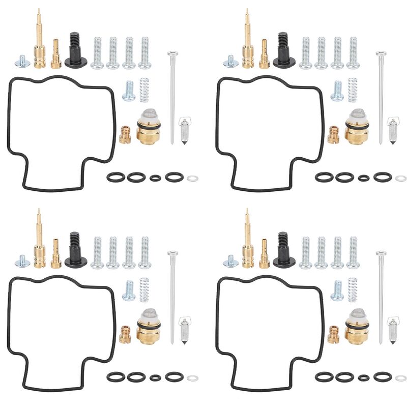 Jeffergarden - Kit de réparation de carburateur de moto, 4 jeux de remplacement pour Kawasaki ZX750 Ninja ZX7R 1996 – 2003