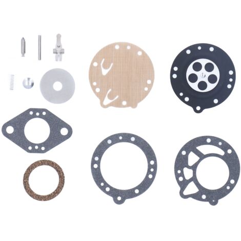 Kit de réparation de carburateur pour McCulloch ETC RK88HL RK-88-HL en caoutchouc et papier, 12 pièces (3 joints et 9 accessoires) pour tondeuse et tronçonneuse