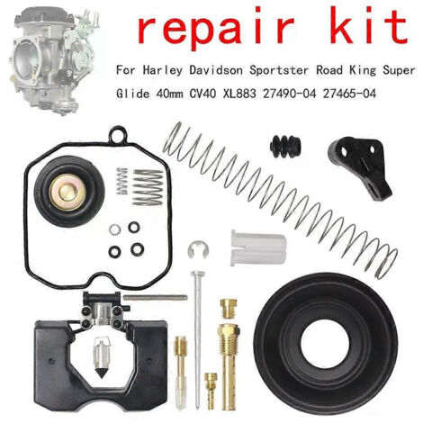 Kit de réparation de carburateur pour moto Harley Davidson CV40 (référence 27421-99C).
