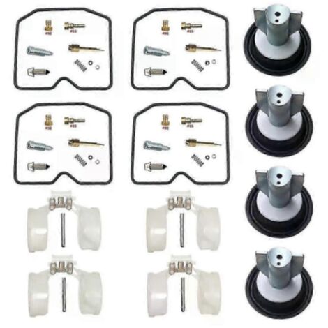 Kit de réparation de carburateur pour moto Suzuki GSX1200 Inazuma (1999–2001) – Pièces de rechange haute précision, compatible avec carburateurs Keihin CVK, livré avec joints, membranes et ressorts-ls
