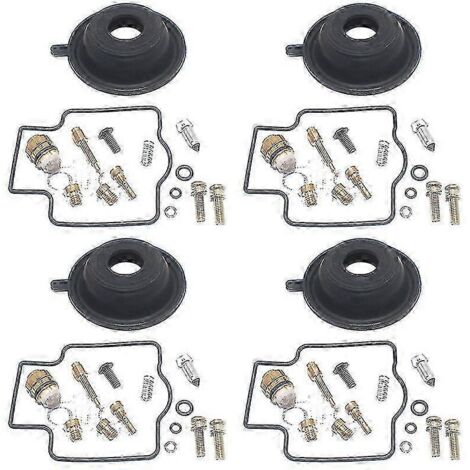Kit de réparation de carburateur pour moto Zzr1100 D1/d5 1991-1997 Zzr Zx 1100 Zx1100 (diaphragme à siège flottant, kit de 4 pièces).