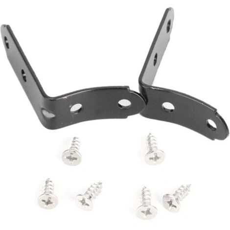 Kit de réparation de charnière AIPERQ, support de charnière de couvercle de boîte à gants en fer pour Audi A4 S4 B6 B7, noir
