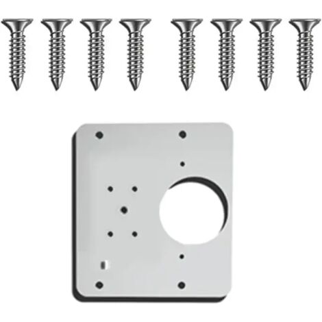 Kit de réparation de charnière de porte d'armoire, plaque de réparation de charnière(1pc)