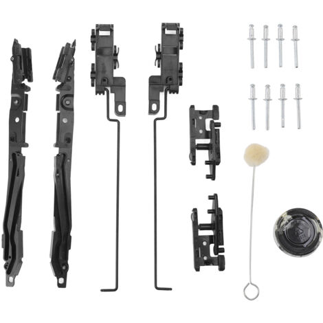 Kit de réparation de chenilles de toit ouvrant en métal haute fiabilité 02ESR1201ABK pour F‑450 Super Duty 2005 à 2016