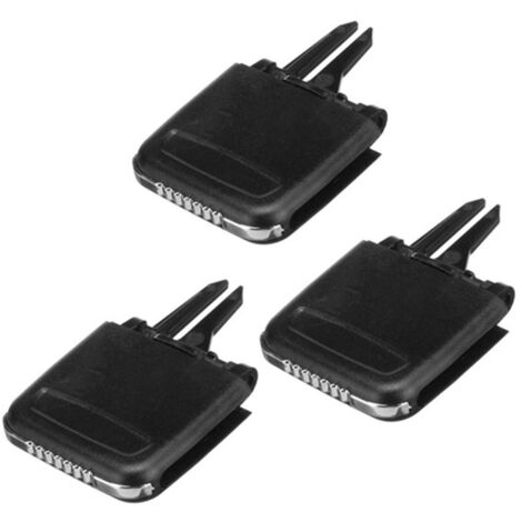 Kit de Réparation de Clip de Languette de Sortie D\'Aération A/C 3 Pièces pour Voiture 2011-2016