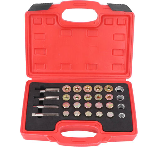 Kit de Réparation de Filet de Bouchon de Vidange 64 Pièces - Outil de Rétreinte pour M13 M15 M17 M20