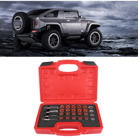 Kit de Réparation de Filetage de Bouchon de Vidange 64 Pièces pour Carters et Boîtes de Vitesses M13 M15 M17 M20