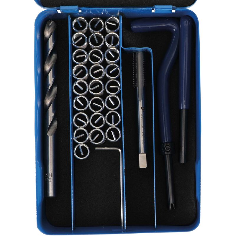 Bgs Technic - kit de réparation de filets M9 x 1,25 29 pièces bgs 9435