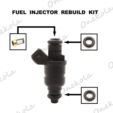 Kit de réparation de joint torique et filtre d'injecteur de carburant compatible avec Audi A6 C5 2.4 078133551AC