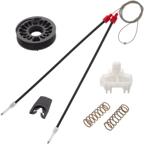 Kit de réparation de lève-vitre avant gauche pour Renault Clio II 1998- 5 PORTES