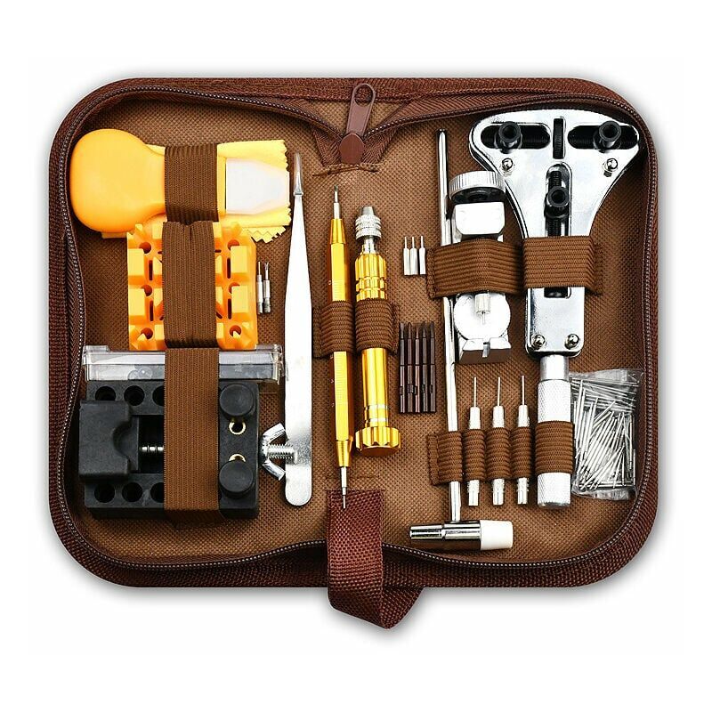 Kit de réparation de Montre, 149pcs Ensemble d'outils de Barre de Ressort Professionnel,Outil de réparation Professionnels Remplacement des Pile