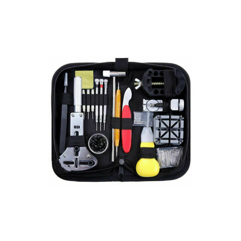 Kit de Réparation de Montre, Ensemble d'outils de Barre de Ressort Professionnel de Réparation de Montre, Ensemble d'outils de Broche de Lien de