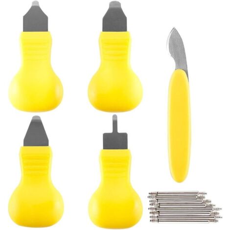Kit de réparation de montre pour retirer le dos de la montre - Outil de réparation - Kit d'ouverture de boîtier pour remplacement de batterie
