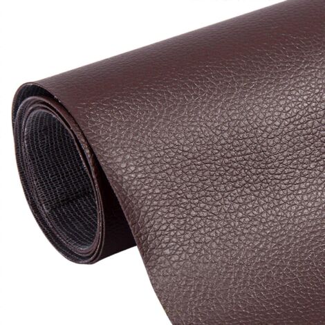 Kit de réparation de patchs en cuir, patchs en cuir auto-adhésifs, neufs, marron foncé