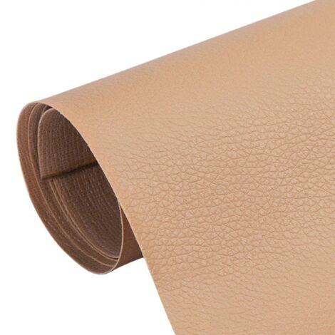Kit de réparation de patchs en cuir, patchs en cuir auto-adhésifs, NewKhaki
