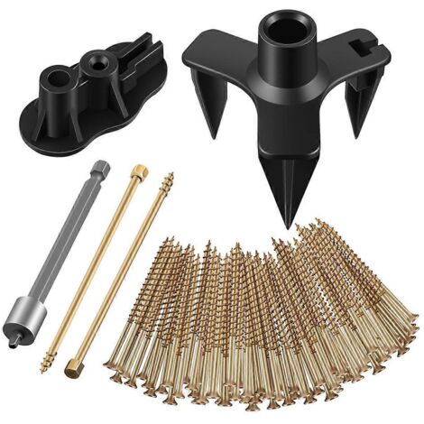 Kit de réparation de plancher, élimine les grincements, convient à la plupart des tapis et planchers de bois franc, U