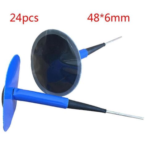 Kit de réparation de pneu tubeless pour voiture avec rustine filaire de 6 mm et bouchon de 6 mm