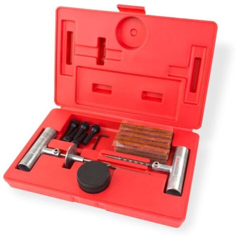 Kit de réparation de pneus tubeless En mallette PVC - 40 pièces
