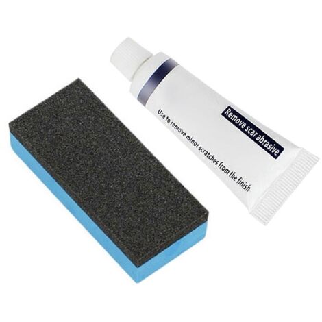 Kit de réparation de rayures voiture : pâte à polir, composé de carrosserie, set de soin peinture pratique pour auto, polish et abrasif efficaces.