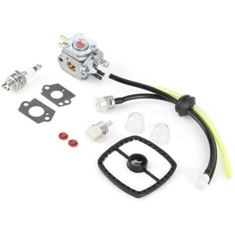 Kit de Réparation de Reconstruction de Carburateur, Accessoire de Kit de Carburateur en Aluminium pour Taille-haie Echo HC1500 12520005962 pour Zama C1U