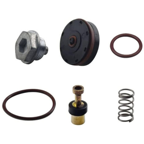 Kit de réparation de régulateur de compresseur d'air N008792, compatible avec 919167784 et 919166442. Comprend une soupape de régulation de pression de compresseur d'air, des joints/ressorts/diaphragm