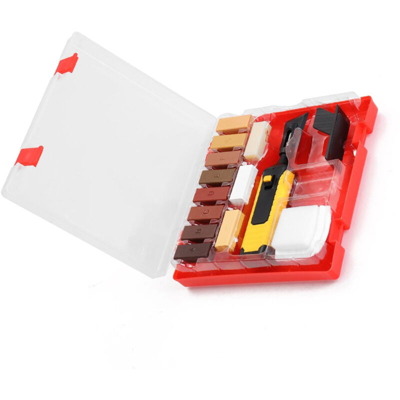 Kit de réparation de sol professionnel Kit de réparation de stratifié multifonctionnel Outils de travail du bois pratiques Outil à main robuste