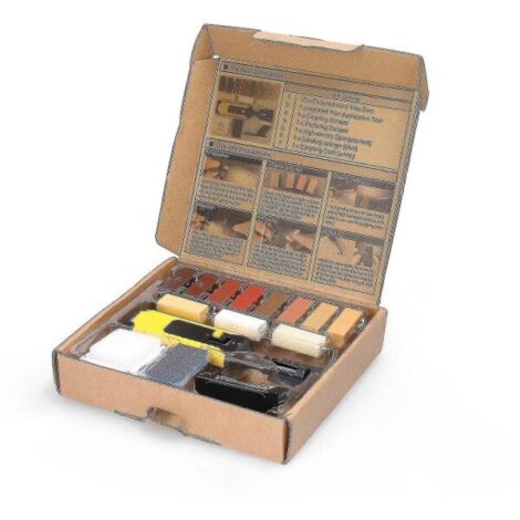 Kit de réparation de stratifié pour la maison, kit de réparation de plancher, kit d'outils multifonctionnels pour la réparation de planches de bois, outil de réparation pour plancher de bois