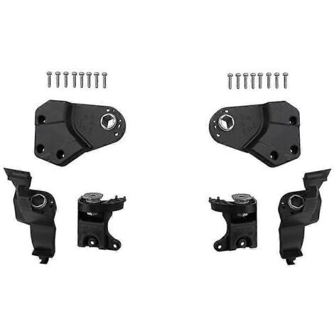 Kit de réparation de support de phare droit A2138202200 pour Mercedes-Benz Classe E W213 W238 (2016-2020), support de phare fixe, noir.
